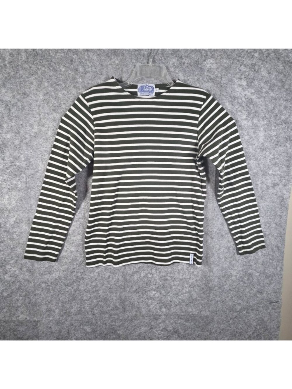 Breton Shirt Co Striped Pullover Top Women’s XL Black White Preppy Coastal Core - Picture 2 of 10
